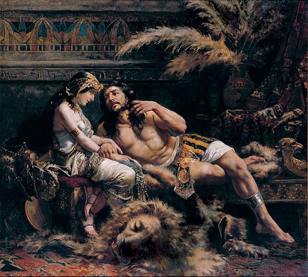 Samson and Delilah, public domain, commons...